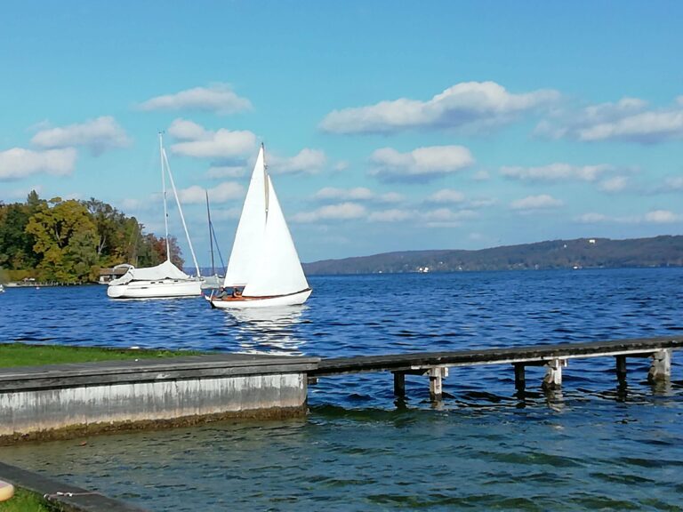Sailboats in Lake Starnberg